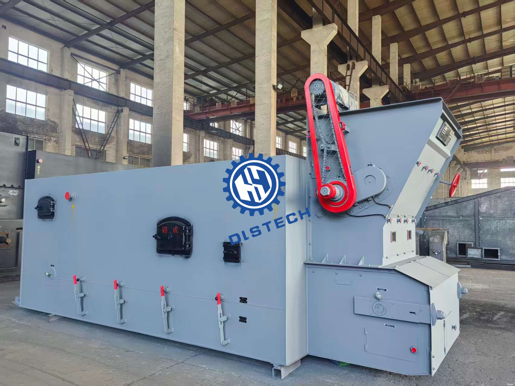 瓦房店惠英机械炉排厂4吨链带炉排发货