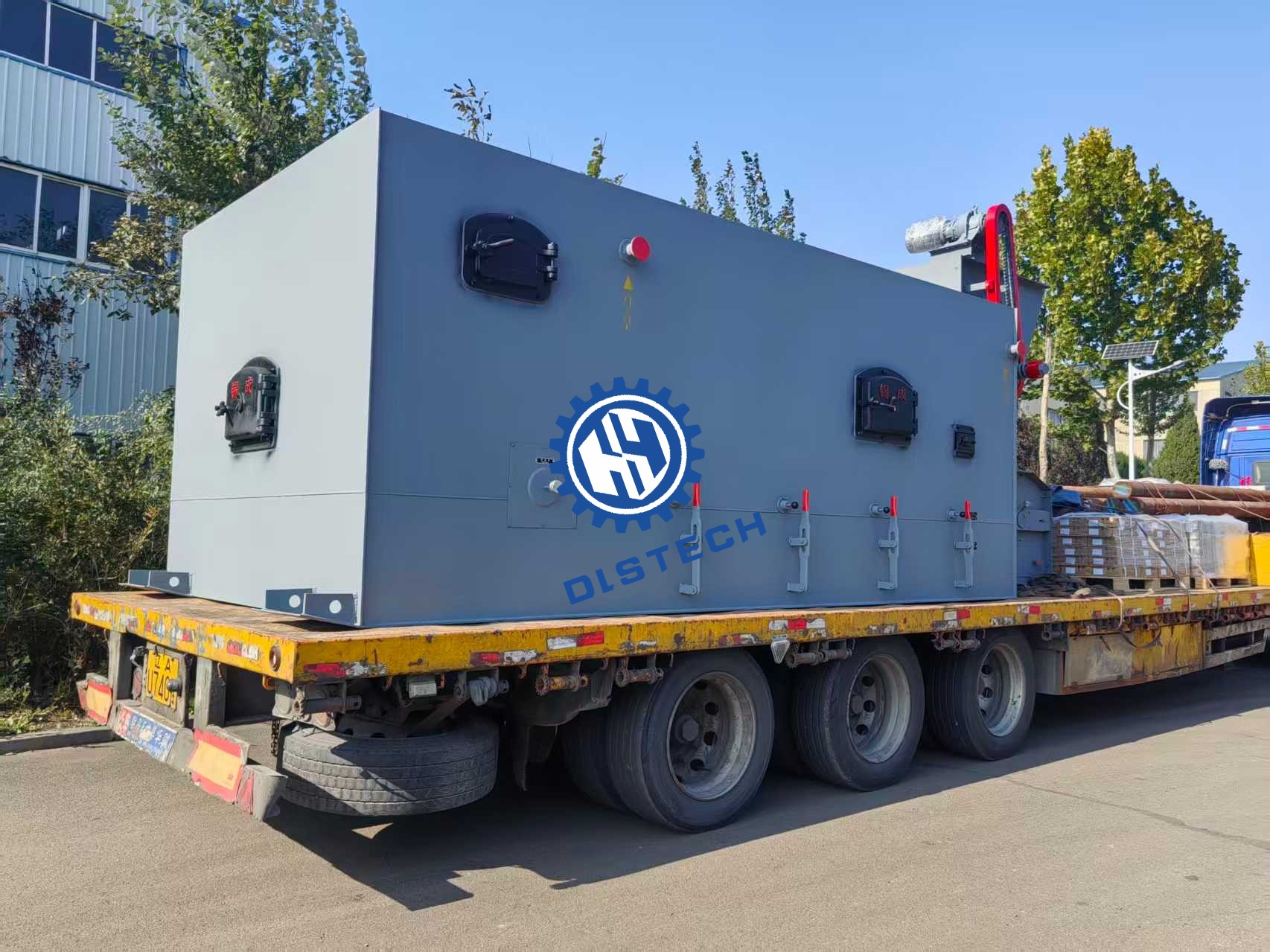 瓦房店惠英机械炉排厂4吨链带炉排发货