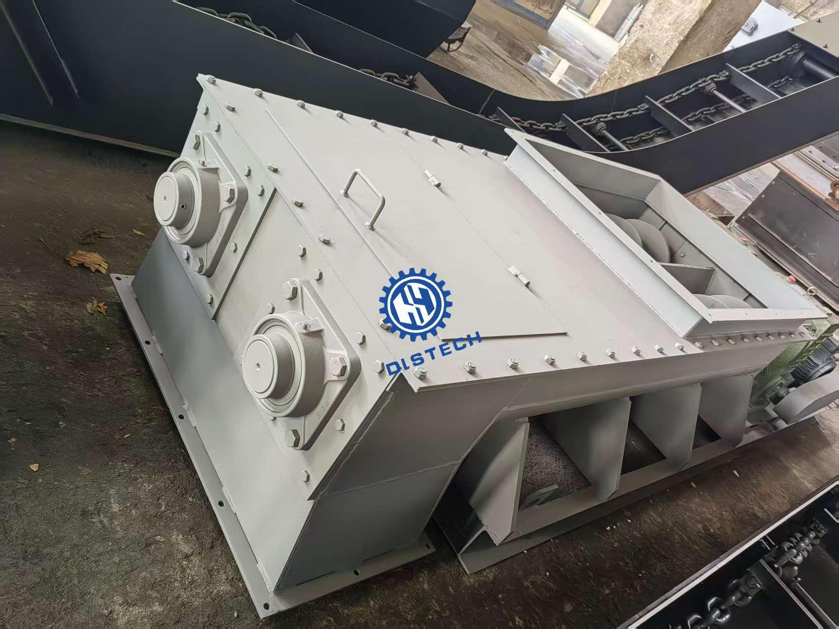 菌料 菌糠生物质双螺旋给料机2台发货 菌料 菌糠生物质双螺旋给料机2台发货